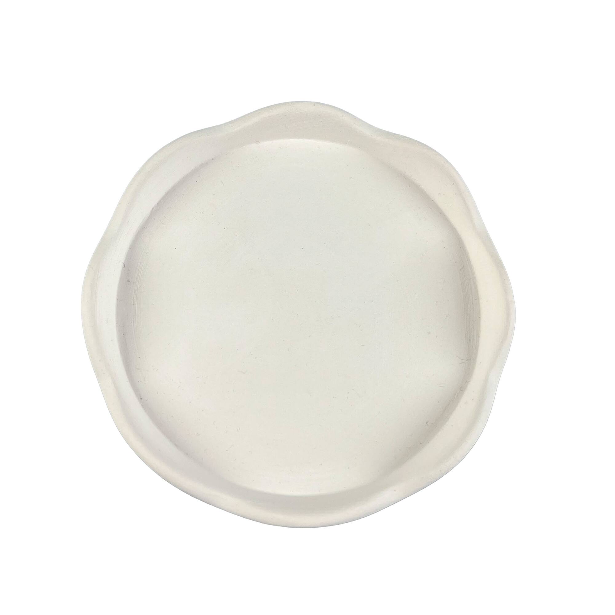 12 Pack: 5" Scalloped Ceramic Trinket Tray by Make Market®